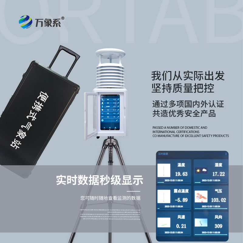 ??小巧不占地！小型便捷式氣象站隨時隨地測氣象